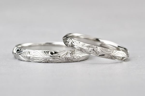 AbHeri アベリ 手彫り結婚指輪