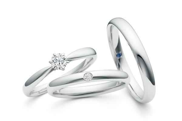 サムシングブルー 結婚婚約指輪